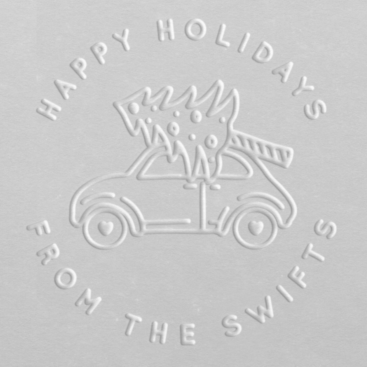 Embosser - Christmas Tree on Car