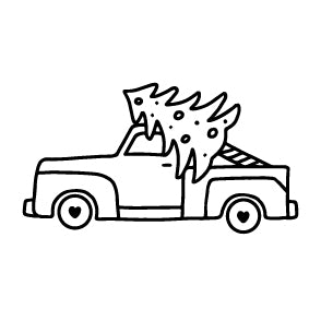 Wax Seal Stamp - Christmas Truck