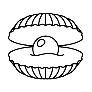 Wax Seal - Clamshell with Pearl