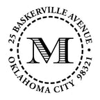 Address Embosser - Ribbed Initial