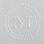 Address Embosser - Ribbed Initial