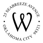 Address Embosser - Wavy Initial