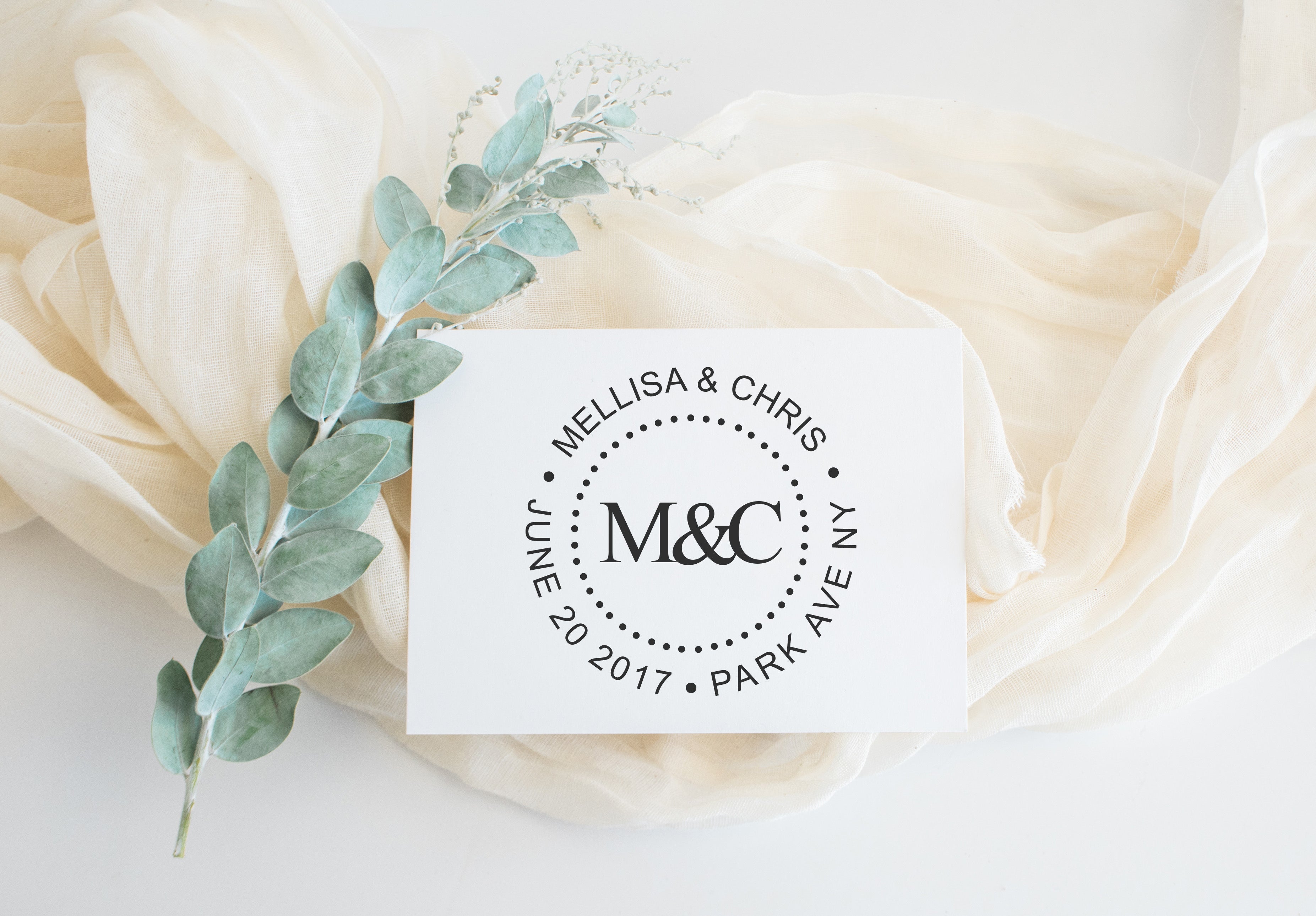 Melissa Wedding Stamp