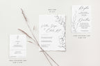 Victoria Deckle Edge Wedding Invitations