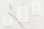 Jacqueline Deckle Edge Wedding Invitations