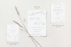 Kristine Deckle Edge Wedding Invitations