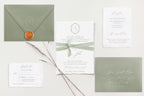 Jacqueline Deckle Edge Wedding Invitations