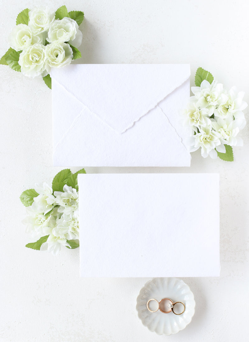 Deckle Edge Handmade Envelope