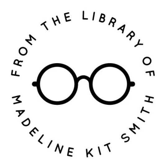 Book Stamp - Glasses