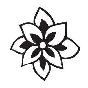 Wax Seal - Eight Petal Flower