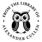 Book Stamp - Owl Circle