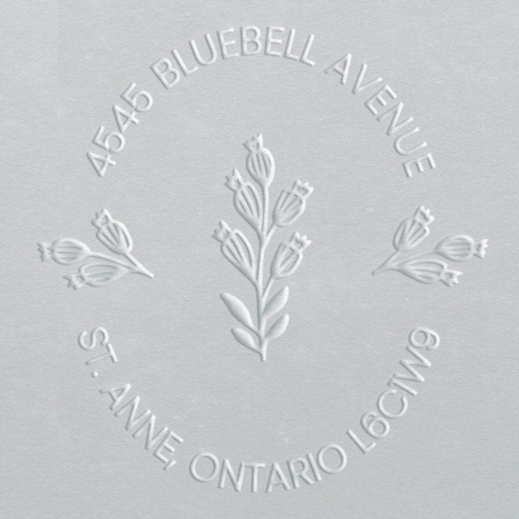 Address Embosser - Bluebells