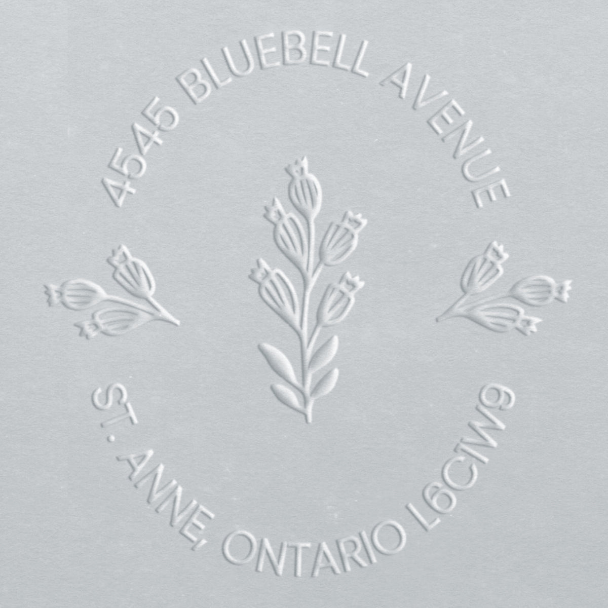 Address Embosser - Bluebells