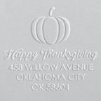 Address Embosser - Pumpkin Thanksgiving