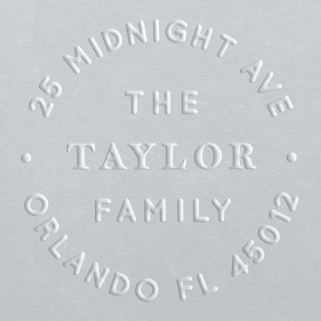 Address Embosser - Taylor Family