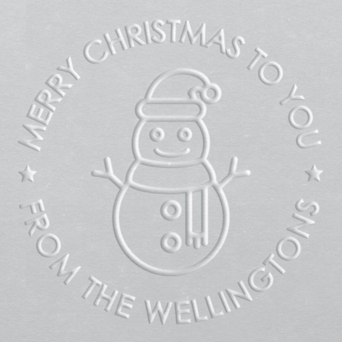 Embosser - Snowman