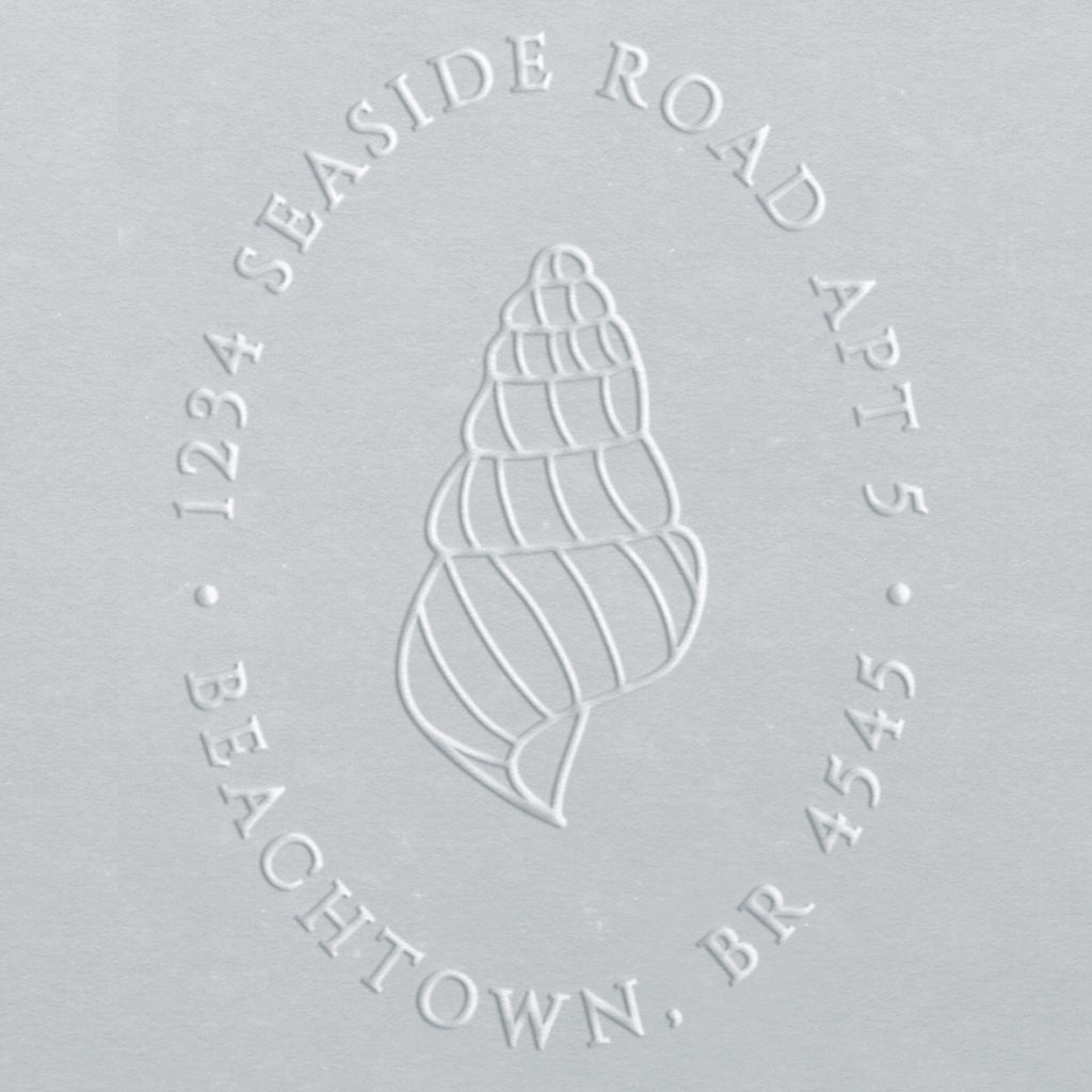 Address Embosser - Seashell