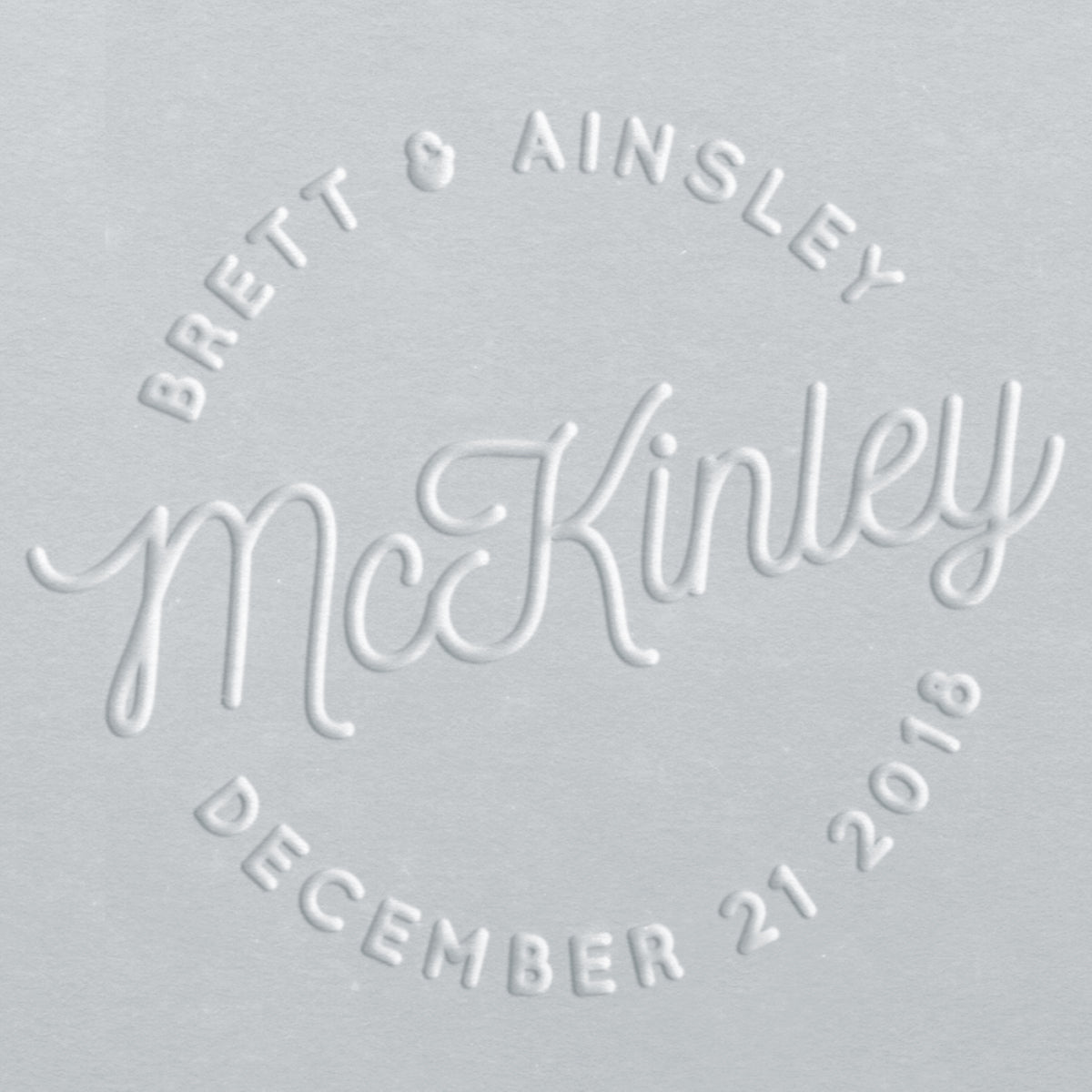 Embosser - McKinley Save the Date