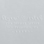 Address Embosser - Heart Sarah