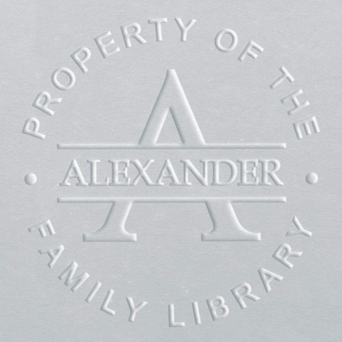 Book Embosser - Alexander Family