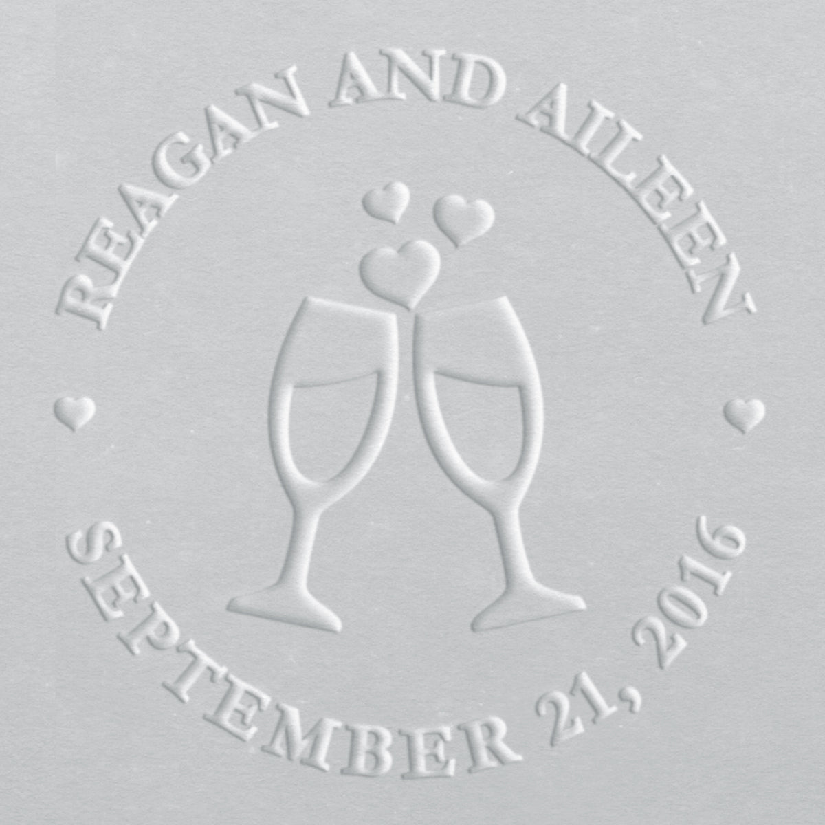 Custom Embosser Wedding Embosser Personalized Embosser Ladd Stamps