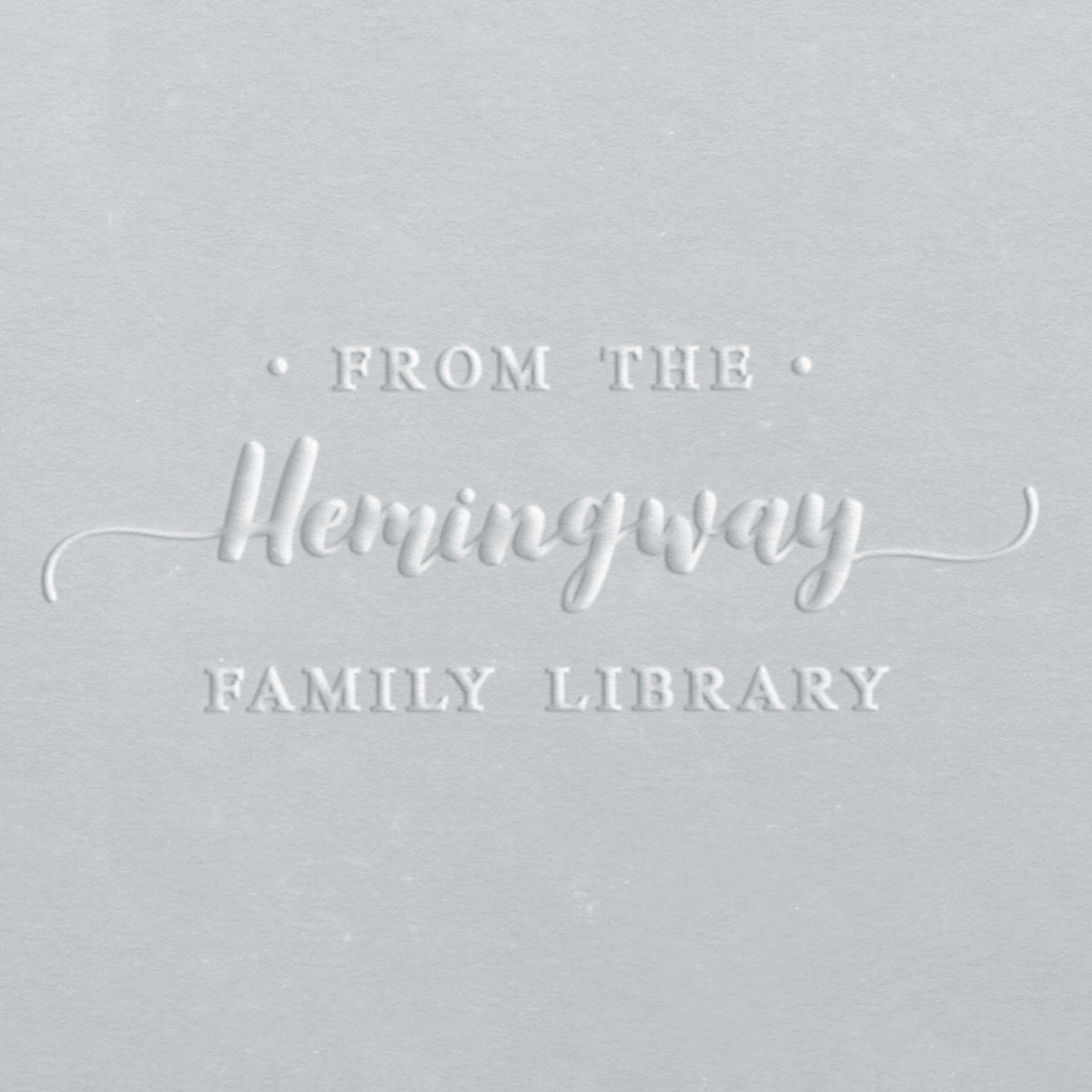 Book Embosser - Hemmingway