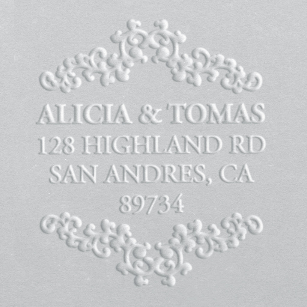 Address Embosser - Elegant Border