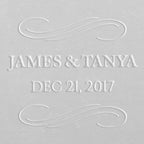 Embosser - Elegant Swirls Save the Date