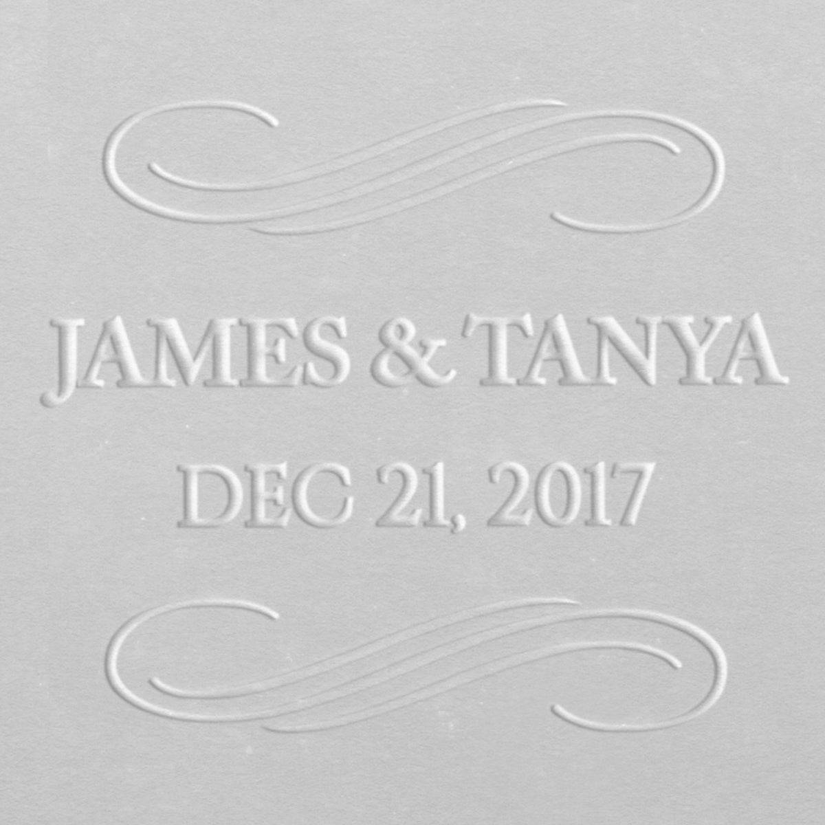 Embosser - Elegant Swirls Save the Date