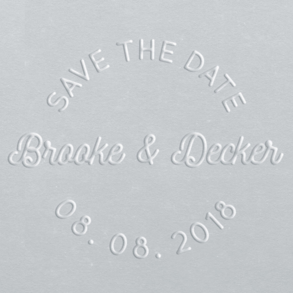 Embosser - Brooke Save the Date
