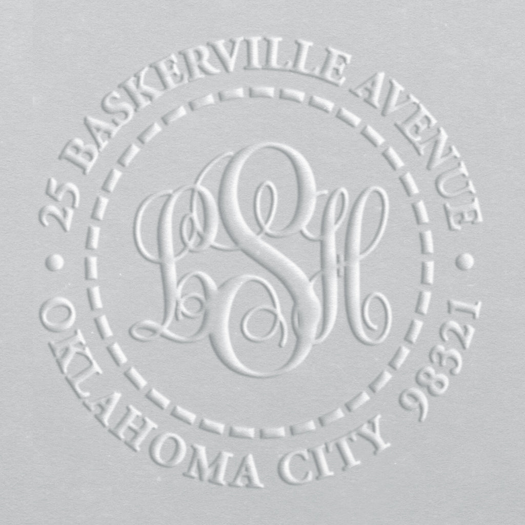 Address Embosser - Classic Monogram