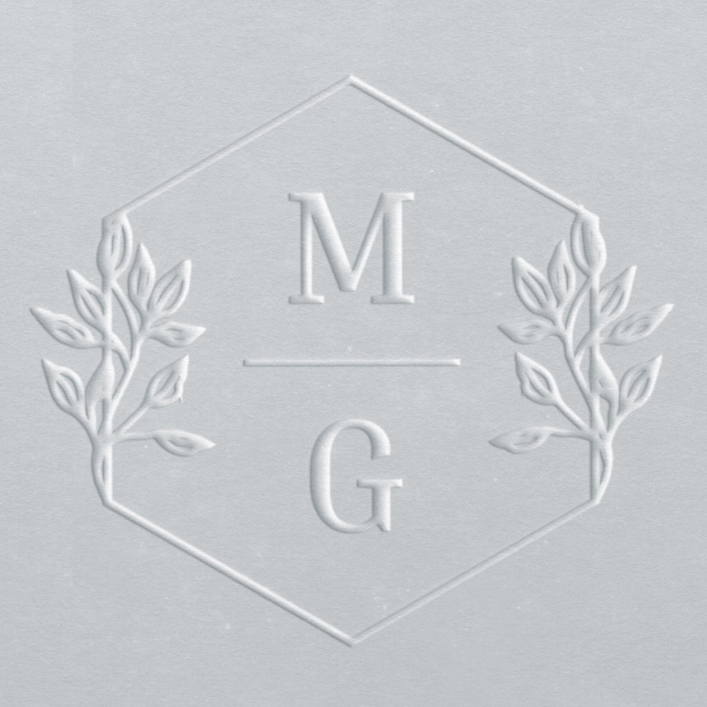 Embosser - Hexagon Botanical Initials