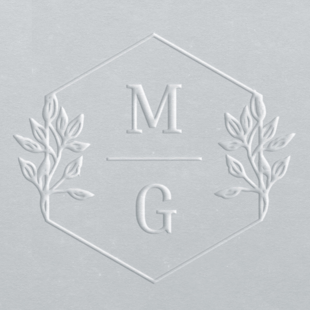 Embosser - Hexagon Botanical Initials