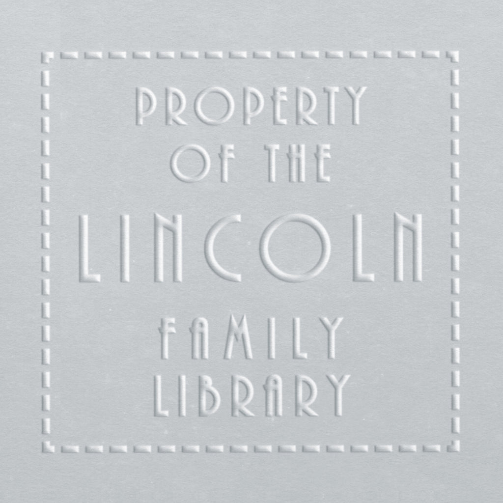 Book Embosser - Lincoln Family