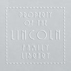 Book Embosser - Lincoln Family