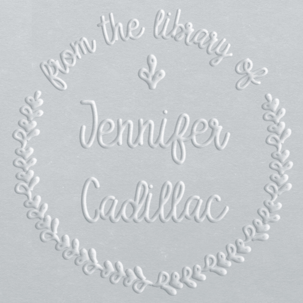 Book Embosser - Jennifer Wreath