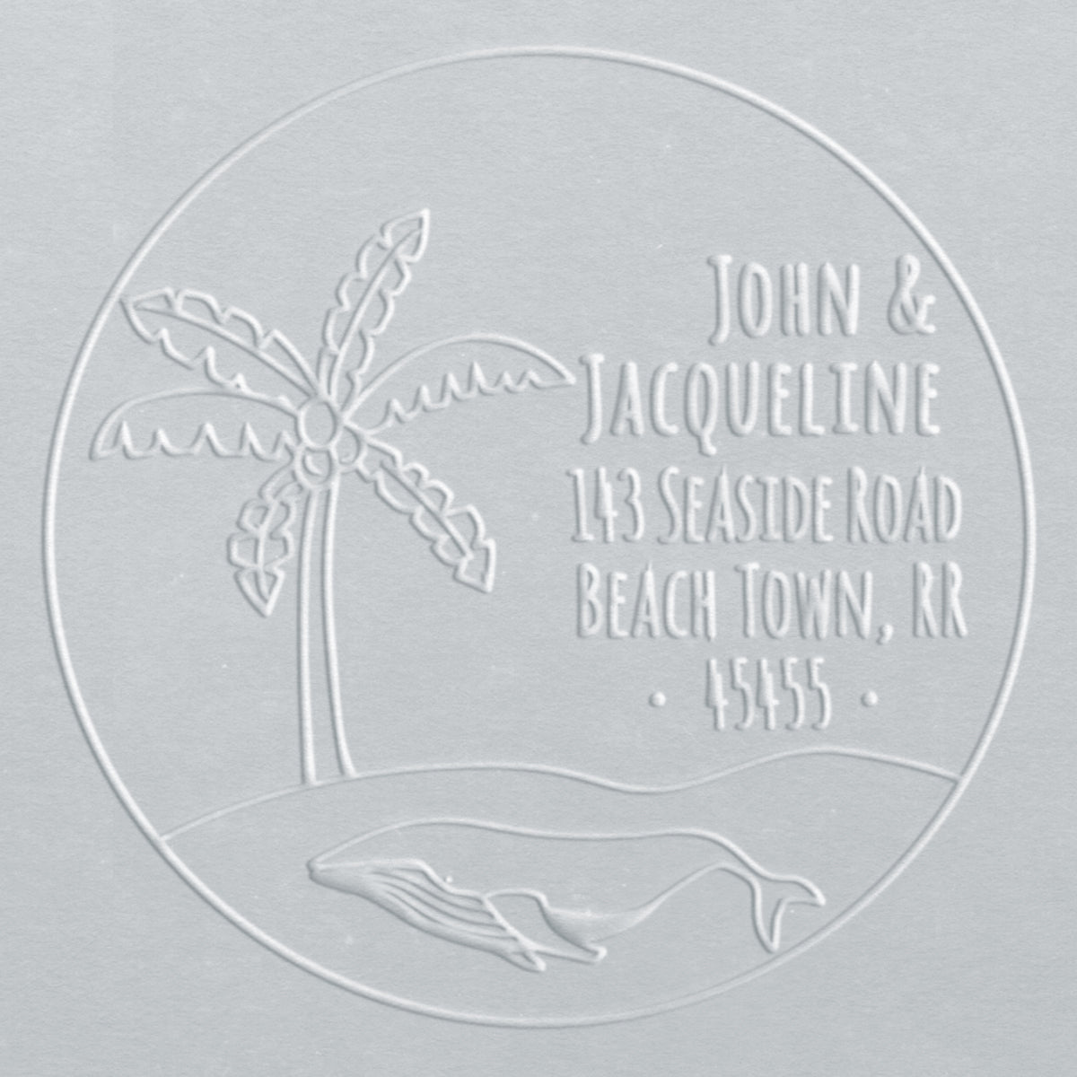 Address Embosser - Palm Tree