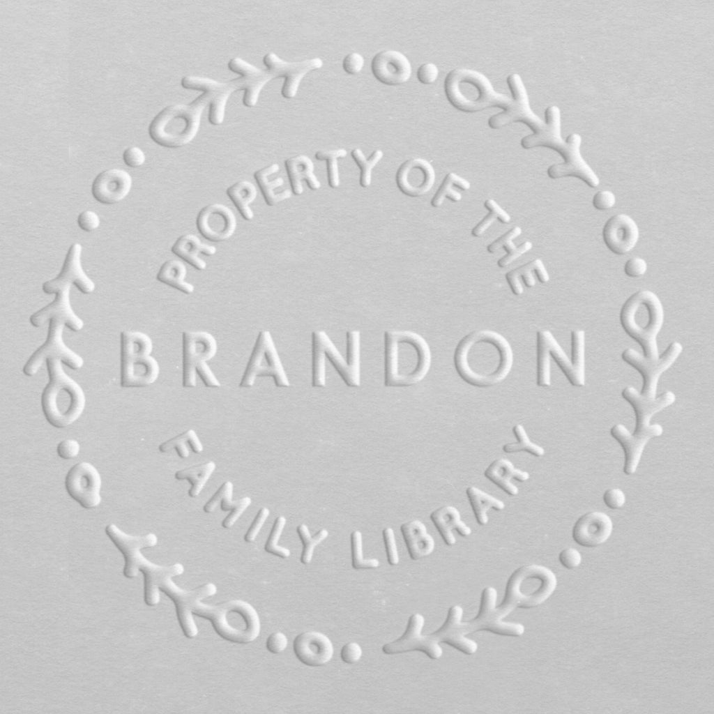 Book Embosser - Brandon Family