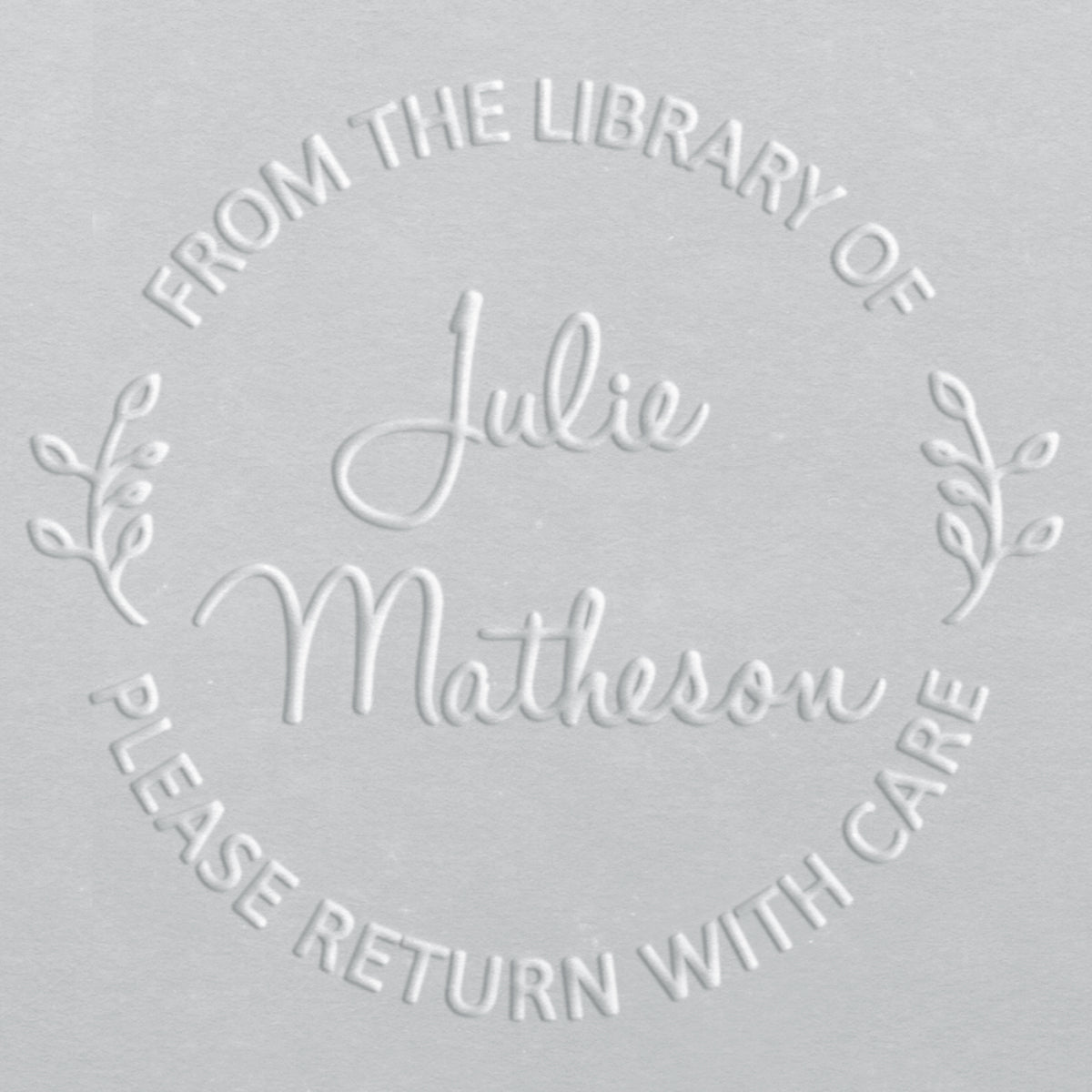 Book Embosser - Julie
