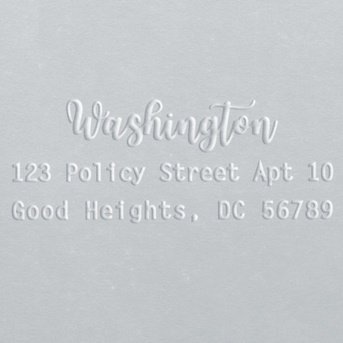 Address Embosser - Washington