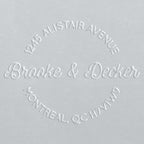 Address Embosser - Brooklyn