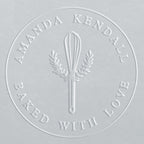 Embosser - Whisk with Laurel in Circle