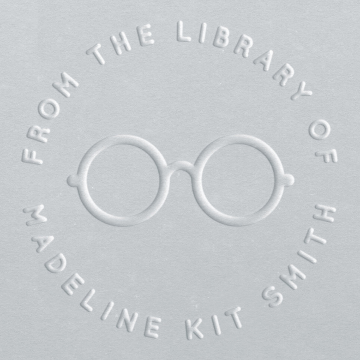 Book Embosser - Glasses