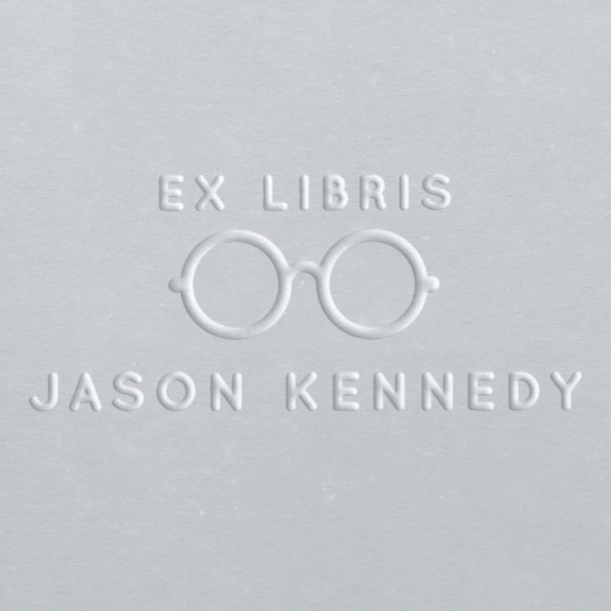 Book Embosser - Glasses Rectangle