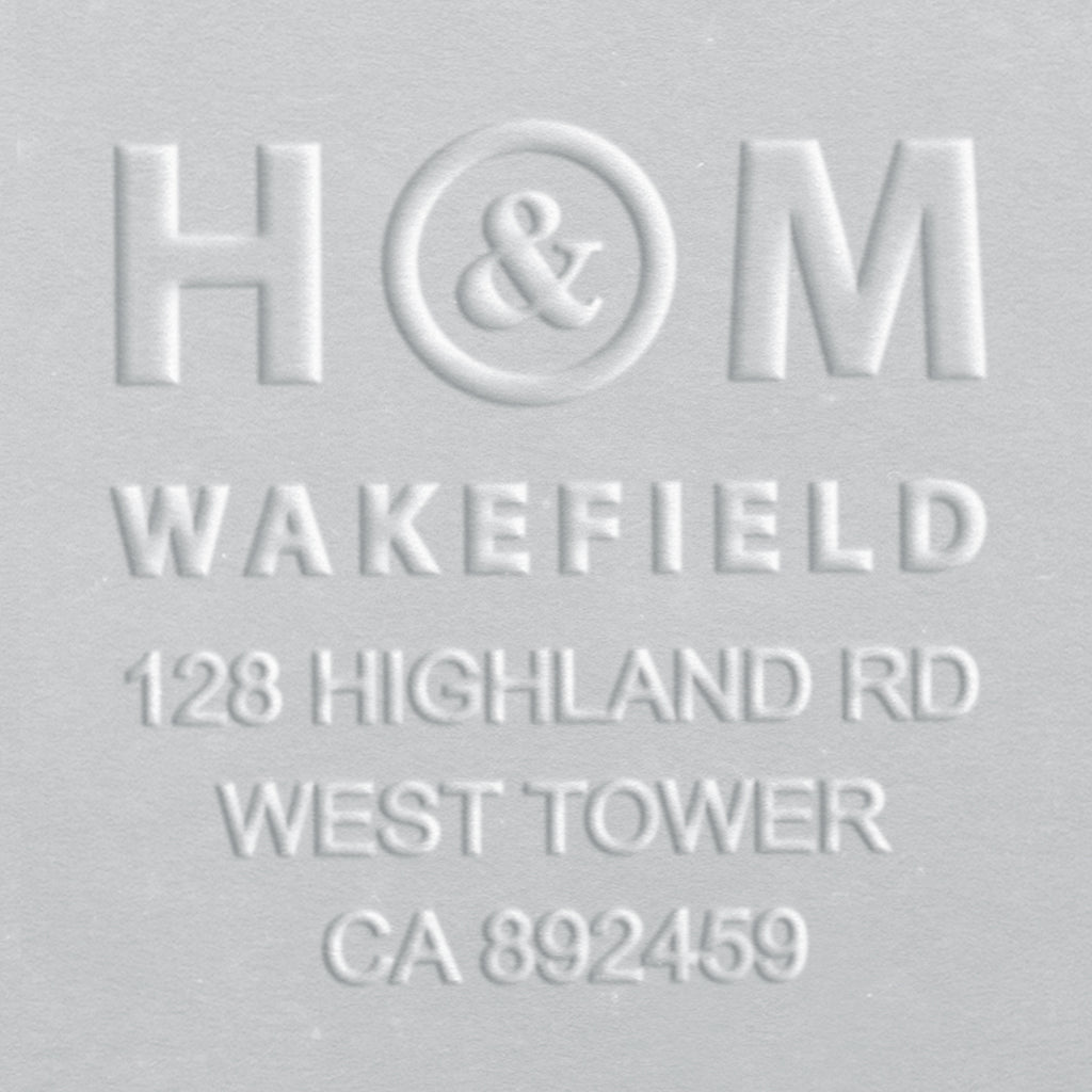 Address Embosser - Initials & Name