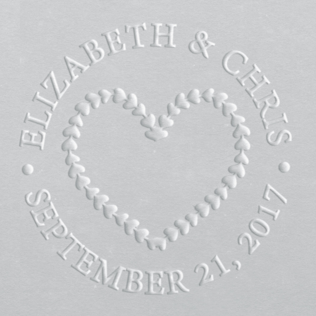 Embosser - Hearts Wreath