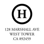 initial and address embosser