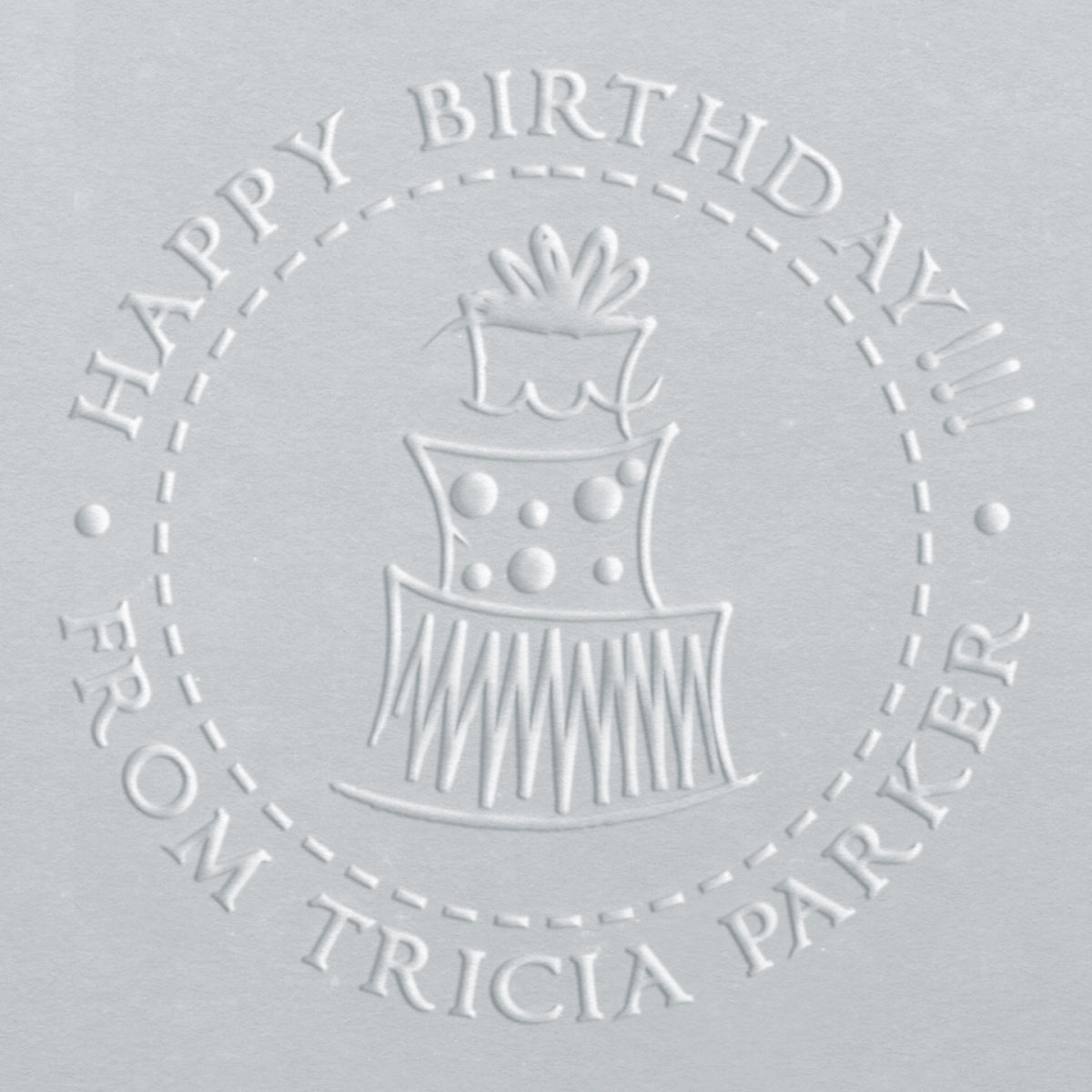 Embosser - Celebration Cake