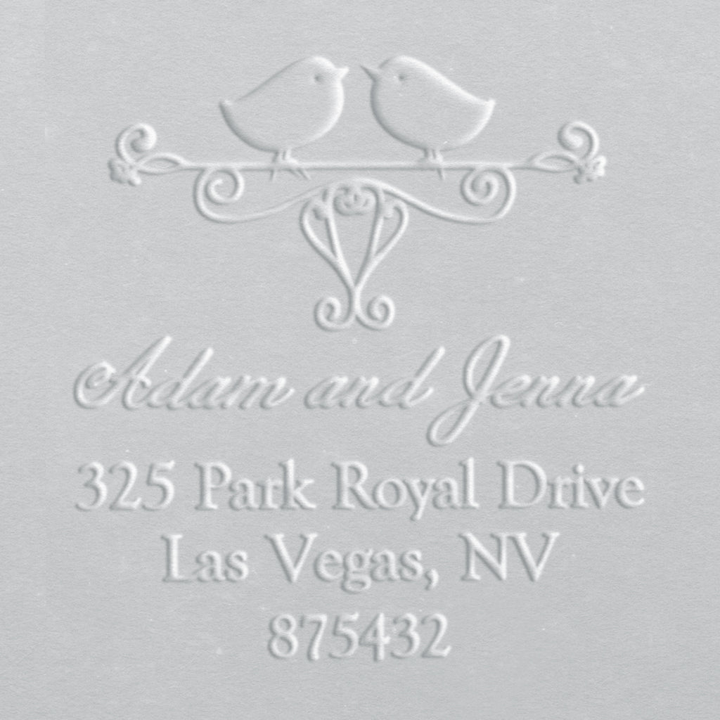 Address Embosser - Lovebirds
