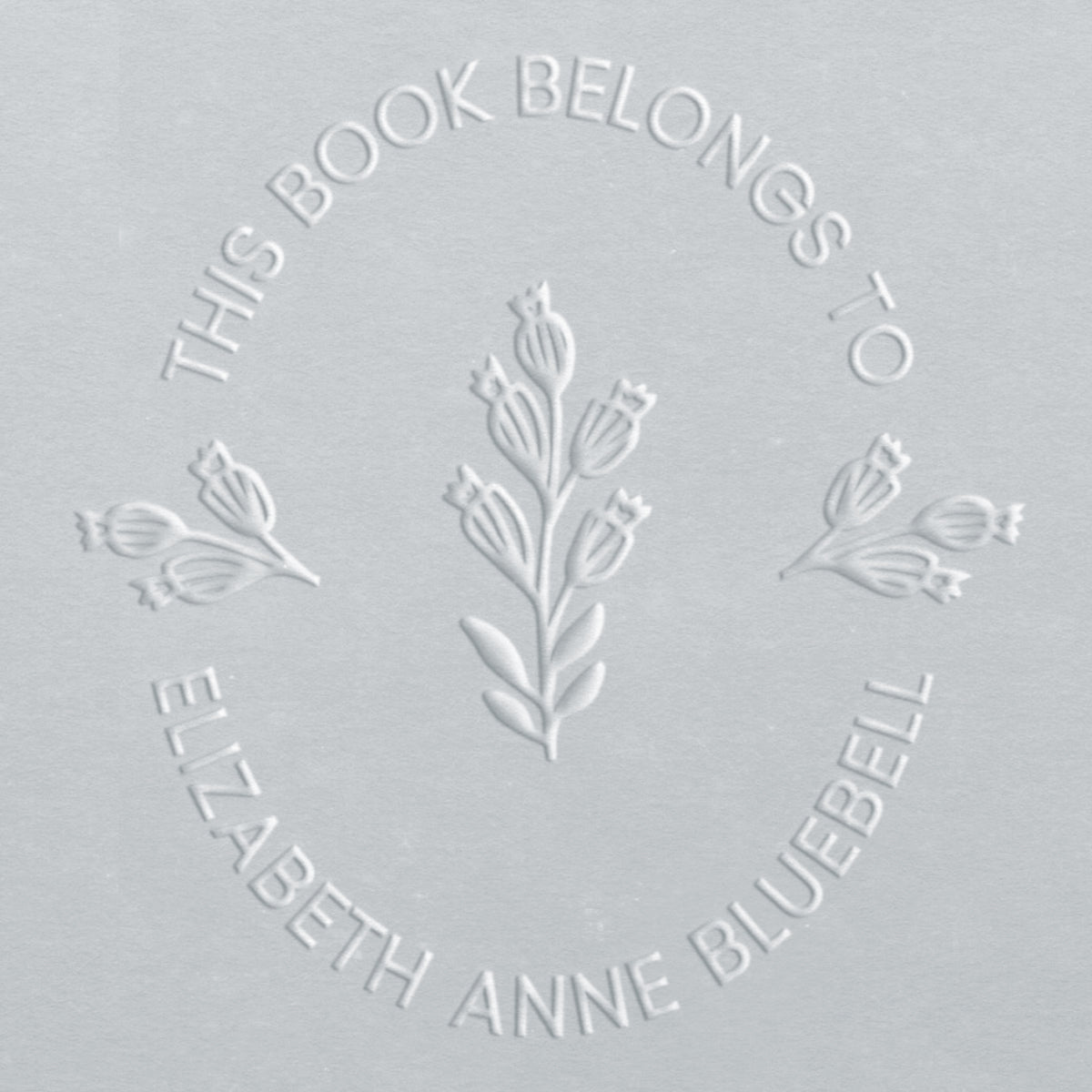 Book Embosser - Bluebells